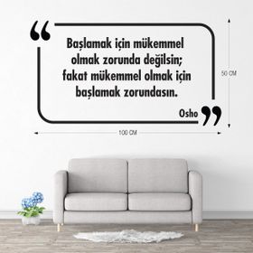 Tilki Dünyası 023 Dekoratif Duvar Yazısı Sticker