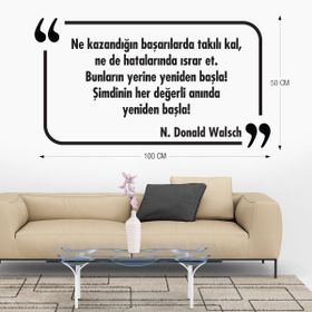 Tilki Dünyası 025 Dekoratif Duvar Yazısı Sticker