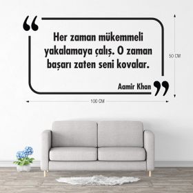 Tilki Dünyası 032 Dekoratif Duvar Yazısı Sticker