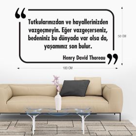 Tilki Dünyası 034 Dekoratif Duvar Yazısı Sticker