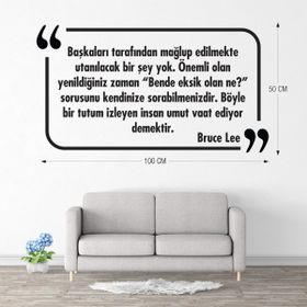 Tilki Dünyası 035 Dekoratif Duvar Yazısı Sticker