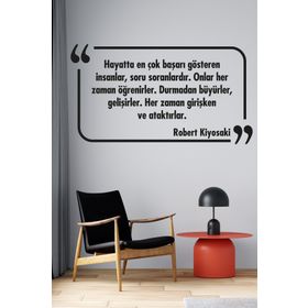 Tilki Dünyası 037 Dekoratif Duvar Yazısı Sticker