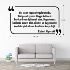Tilki Dünyası 038 Dekoratif Duvar Yazısı Sticker