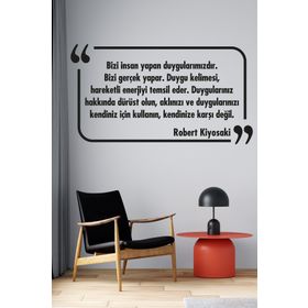 Tilki Dünyası 038 Dekoratif Duvar Yazısı Sticker