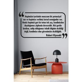 Tilki Dünyası 039 Dekoratif Duvar Yazısı Sticker