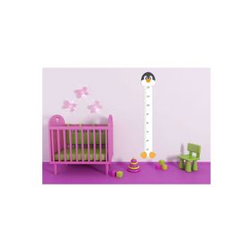 Tilki Dünyası 3109 Sevimli Penguen Boy Cetveli Duvar Sticker