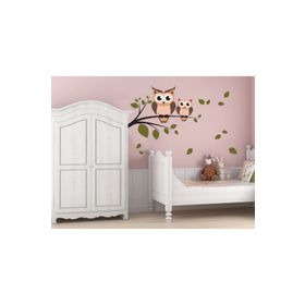 Tilki Dünyası Ağaçta Baykuşlar Duvar Stickerı