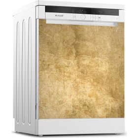 Tilki Dünyası BLSK000055 Vazoda Papatyalar Bulaşık Makinası Kapak Stickerı