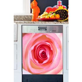 Tilki Dünyası BLSK000061 Pembe Döngü Bulaşık Makinası Kapak Stickerı