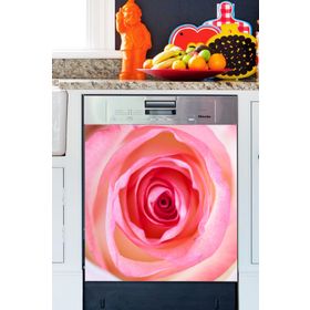 Tilki Dünyası BLSK000061 Pembe Döngü Bulaşık Makinası Kapak Stickerı