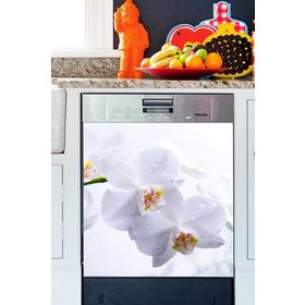 Tilki Dünyası BLSK000066 Beyaz Tutku Bulaşık Makinası Kapak Stickerı