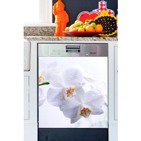 Tilki Dünyası BLSK000066 Beyaz Tutku Bulaşık Makinası Kapak Stickerı