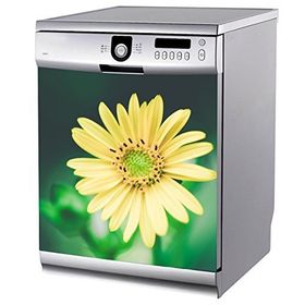 Tilki Dünyası BLSK0020 Sarı Papatya Bulaşık Makinası Stickerı