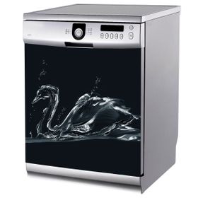 Tilki Dünyası BLSK0024 Su Sanatı Bulaşık Makinası Stickerı