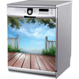 Tilki Dünyası BLSK0030 Harika Doğa Manzarası Bulaşık Makinası Stickerı