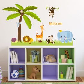 Tilki Dünyası Çocuk ve Bebek Odası Sevimli Hayvanlar Seti Duvar Sticker