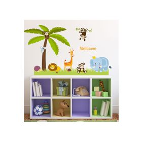 Tilki Dünyası Çocuk ve Bebek Odası Sevimli Hayvanlar Seti Duvar Sticker