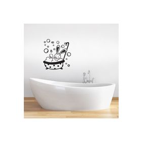 Tilki Dünyası DSKBN00001 Duşta Sevimli Tavşan Duşakabin ve Banyo Sticker