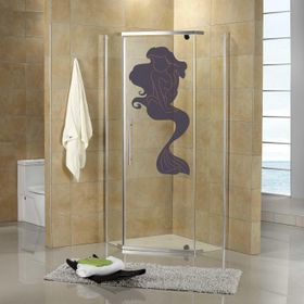 Tilki Dünyası DSKBN00014 Deniz Kızı Duşakabin ve Banyo Sticker