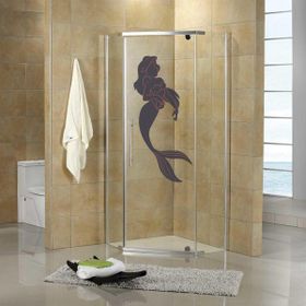 Tilki Dünyası DSKBN00014 Deniz Kızı Duşakabin ve Banyo Sticker