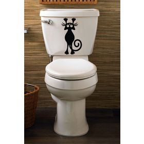 Tilki Dünyası Munzur Kedi Klozet Kapağı ve Banyo Sticker