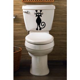 Tilki Dünyası Munzur Kedi Klozet Kapağı ve Banyo Sticker