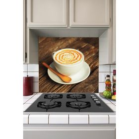 Tilki Dünyası Mutfak Ocağı Arkası Bi Kahve Sticker