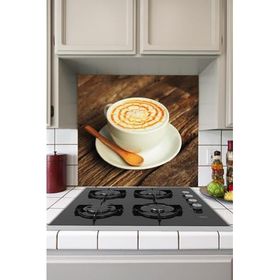 Tilki Dünyası Mutfak Ocağı Arkası Bi Kahve Sticker