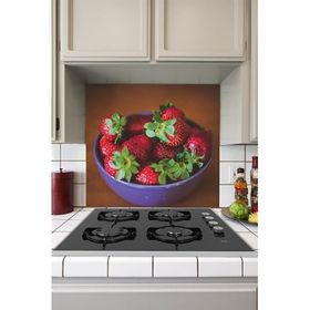 Tilki Dünyası Mutfak Ocağı Arkası Çilek Sticker