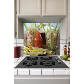 Tilki Dünyası Mutfak Ocağı Arkası Limon Sticker