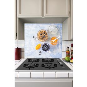 Tilki Dünyası Mutfak Ocağı Arkası Sağlıklı Kahvaltılar Sticker