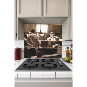 Tilki Dünyası Mutfak Ocağı Arkası Şef Sticker