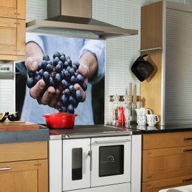 Tilki Dünyası Mutfak Ocağı Arkası Üzümler Sticker