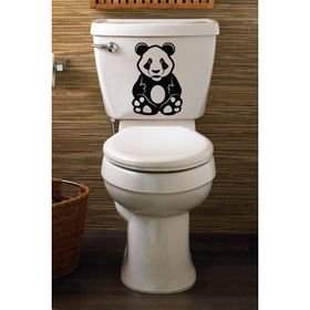 Tilki Dünyası Panda Klozet Kapağı ve Banyo Sticker