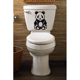 Tilki Dünyası Panda Klozet Kapağı ve Banyo Sticker