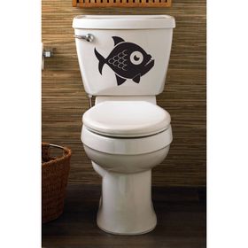 Tilki Dünyası PRNHA00001 Piranha Klozet Kapağı ve Banyo Sticker