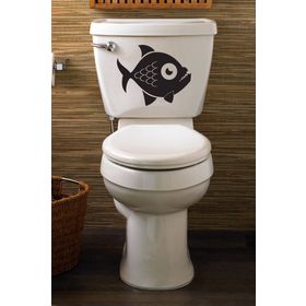 Tilki Dünyası PRNHA00001 Piranha Klozet Kapağı ve Banyo Sticker