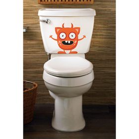Tilki Dünyası Red Monster Klozet Kapağı ve Banyo Sticker