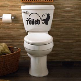 Tilki Dünyası Sevimli Penguen Klozet Kapağı ve Banyo Sticker