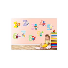 Tilki Dünyası Sevimli Sayılar Sticker