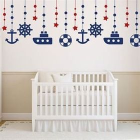 Tilki Dünyası TILKI-74953 Kaptan Olacak Çocuk XL Denizci Bebek ve Çocuk Odası Duvar Sticker