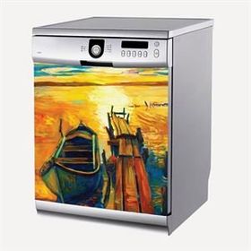 Tilki Dünyası Tusador Sandal Resim Bulaşık Makinesi Stickerı