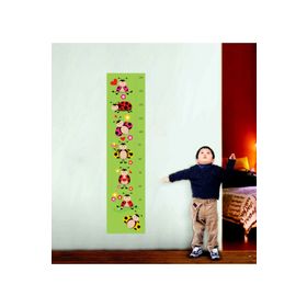 Tilki Dünyası Uğur Böcekleri Boy Cetveli Duvar Stickerı