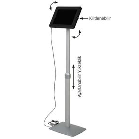 Tilki Dünyası Universal Ayarlanabilir Ayaklı Tablet Tutucu Stand ve Kiosk