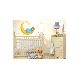 Tilki Dünyası Uyusunda Büyüsün Şirin Ayıcık Duvar Sticker