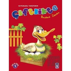 Timaş Çocuk Çiftlikte Boyama Zamanı - Hayvanlarla Tanışıyorum Kitap