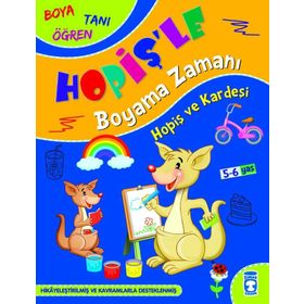 Timaş Çocuk Hopiş Ve Kardeşi - Hopişle Boyama Zamanı Kitap