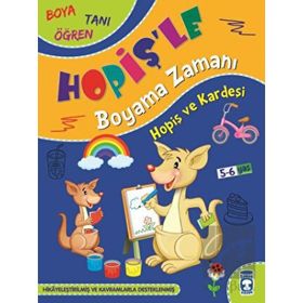 Timaş Çocuk Hopiş Ve Kardeşi - Hopişle Boyama Zamanı Kitap