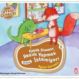 Timaş Çocuk Küçük Dinozor Resim Yapmak İstemiyor - Öykü Çemberi 5