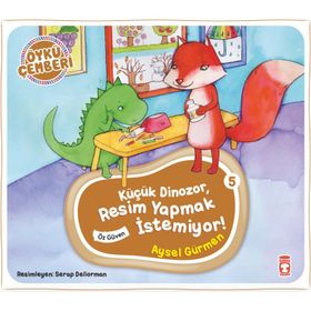 Timaş Çocuk Küçük Dinozor Resim Yapmak İstemiyor - Öykü Çemberi 5